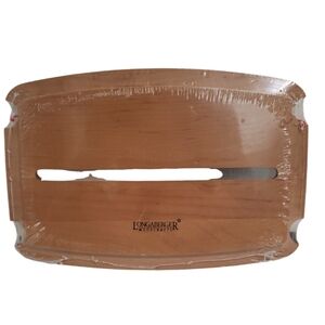 NIB Longaberger WoodCrafts Ribbon Dispenser Lid Maple # 50129